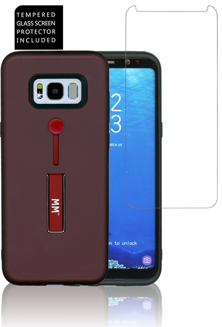 Samsung Galaxy S8 MM Opal Slim Kickstand Wine