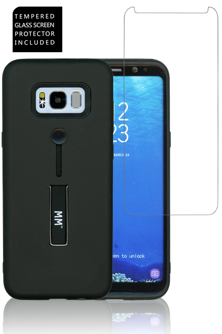 Samsung Galaxy S8 PLUS MM Opal Slim Kickstand Black