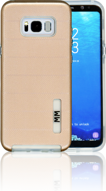 Samsung Galaxy S8 PLUS MM Opal Slim Case Rose Gold(Curved Tempered Glass Included)