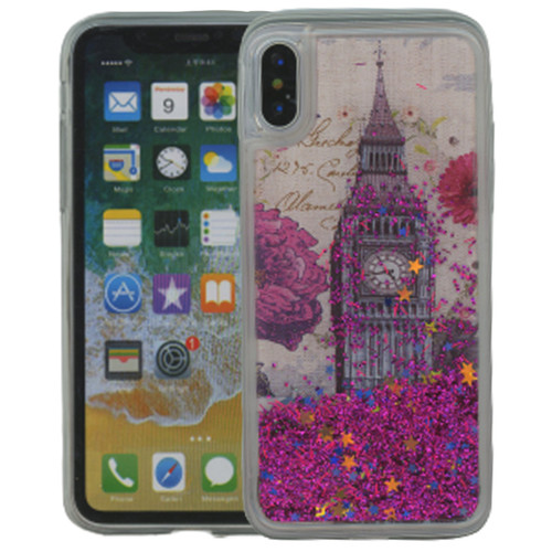 Iphone X/10/XS MM Water Glitter London