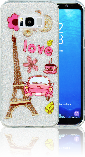 Samsung Galaxy S8 PLUS  MM Paris Glitter Hybrid