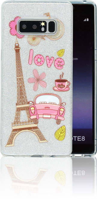 Samsung Galaxy Note 8  MM Paris Glitter Hybrid