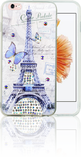 Iphone 6 PLUS/6S PLUS MM Electroplated Bling Paris Butterfly