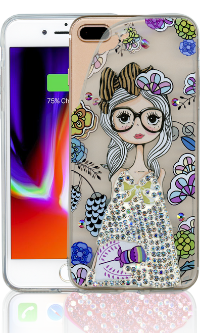 Iphone 7 PLUS/8 PLUS MM Electroplated Bling Girl 1