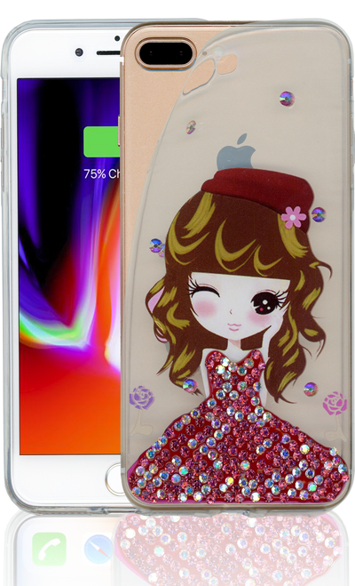 Iphone 7 PLUS/8 PLUS MM Electroplated Bling Girl 3