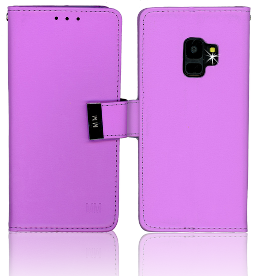 Samsung Galaxy S9 MM Premium Folio Wallet Purple