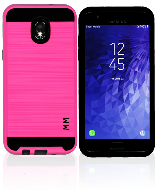 Samsung Galaxy J3(2018) MM Slim Dura Metal Finish Hot Pink