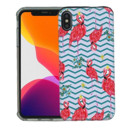 iPhone XS MAX MM Pop Kick Case Butterfly Peacock Chevron