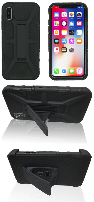 iPhone X/XS MM Rugged Combo Black