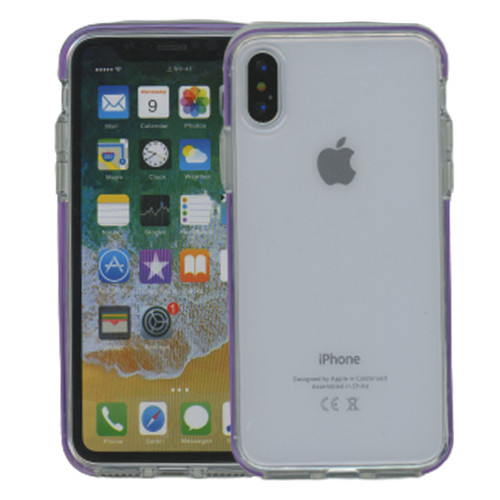 iPhone XS MM Crystal Side Spine Purple