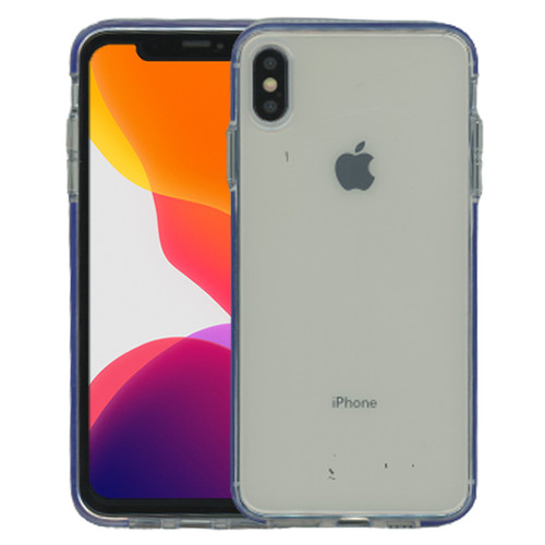 iPhone XS Max MM Crystal Side Spine Blue