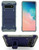 Samsung Galaxy S10 MM Opal Kickstand Navy (Tempered Glass Included)