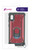 Samsung Galaxy A10E MM Magnetic Rugged Case W/Kickstand Red