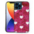 Iphone 12 Pro Max MM Marble Case Hot Pink With Heart