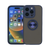 IP 14 Pro Max MM Clear Magnet Ring Stand Case Navy Blue
