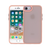 iPhone 14 Thick Acrylic Metal Button Case  Pink