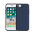 iPhone 14 Thick Acrylic Metal Button Case  Navy blue