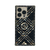 IP 13 Pro Max Square Black Pattern Flower
