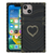 iPhone 13 Square Heart Case Black