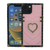 iPhone 14 Square Heart Case Pink