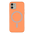 iPhone 12/12pro Silicon Mag Case Orange