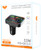 Plug-In C and Dual USB 53W Super Fast Car Adapter/FM Transmitter