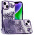 IP 13/14 Butterfly Freedom Shimmer Glitter Case Purple