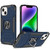 IP 14 Utter Tough Metal Ring Case Blue