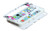 Ipnone 5C MYBAT Morning Petunias/Solid White TUFF Hybrid Phone Protector Cover