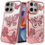 Moto G 5G 2025 Butterfly Freedom Shimmer Glitter Case Rose Gold