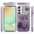 Sam S24fe Butterfly Freedom Shimmer Glitter Case Purple