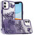 IP 11 Butterfly Freedom Shimmer Glitter Case Purple