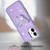 IP 16 Pro Max Bling Butterfly Case Purple