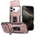 IP 17 Pro Max Complete Magnetic Metal Camera Protection Rose Gold
