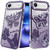 IP 17 Air Butterfly Freedom Shimmer Glitter Case Purple