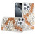 IP 16 Pro Max Spectacular Rose Flower Full Diamond Bling Stones Gold