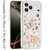 IP 17 Pro Max Butterfly Diamond Bling Glitter Hybrid Case White