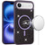 IP 17 Air Diamond Magnetic Circle Pattern Hybrid Case Purple