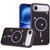 IP 17 Air Diamond Magnetic Circle Pattern Hybrid Case Purple