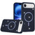 IP 17 Air Diamond Magnetic Circle Pattern Hybrid Case Blue