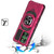 Moto G Power 5G 2025 Robotic Magnetic ring stand Case HOT PINK