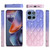 Moto G 5G 2025 Floral Joy Glitter Shimmer Leather Case Light Blue/Light Pink