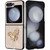 SAM Z Flip 7 fe / 6 SPLENDID Diamond Glitter Ornaments Engraving Case Garden Butterflies Gold