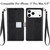 iP 17 Pro Max Wallet ID Card Holder Case Black