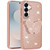 SAM S26 Butterfly Moveable Grip Stand With Small Diamonds Rose Gold