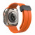 APP Watch 42/44/45mm Magnetic Buckle Premium Silicone Watch Band Orange