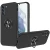 Sam S22 Ultra CHIEF Oil Painted Magnetic Ring Stand Hybrid Case Black