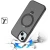IP 13/14 Magnetic Matching Ring Stand Matte Black