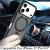 IP 17 Pro Max Magnetic Matching Ring Stand Matte Black