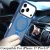 IP 17 Pro Max Magnetic Matching Ring Stand Matte Blue